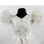 Rochie ivory cu sclipici R1861-2 - imagine 3