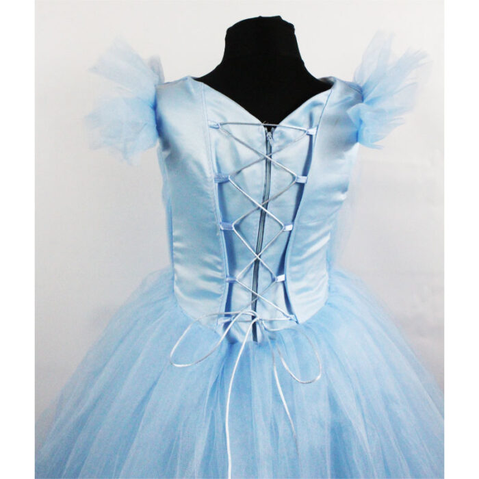Rochie printesa Soledad bleu R1860-1 - imagine 3
