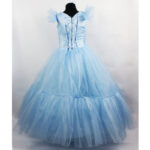 Rochie printesa Soledad bleu R1860-1 - imagine 5