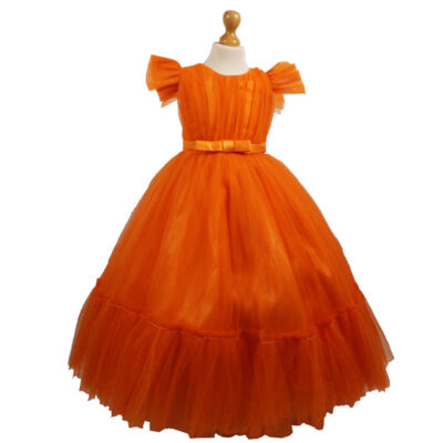 Rochie printesa Soledad portocalie R1860-2