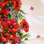 Ie cu flori fete H1943-4 - imagine 2