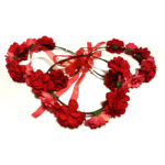 Bentita flori rosii A1330-5 - imagine 3