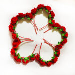 Coronita trandafiri rosii A1330-7 - imagine 2