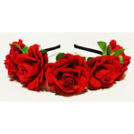 Coronita trandafiri rosii A1330-6