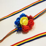 Floare de mana bratara tricolor CE00068-4 - imagine 2