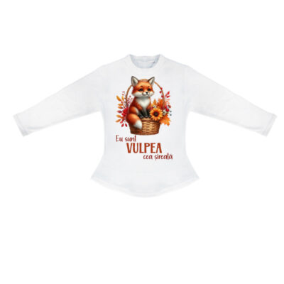 Bluza cu vulpe fete B1998-1-19