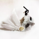 Masca alba carnaval A2087-3