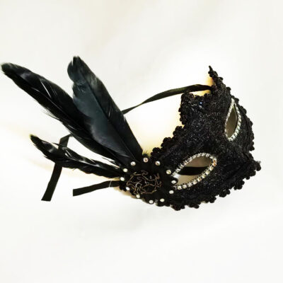 Masca neagra carnaval A2087-2