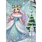 Puzzle pentru copii A4 Zana Iernii P000046