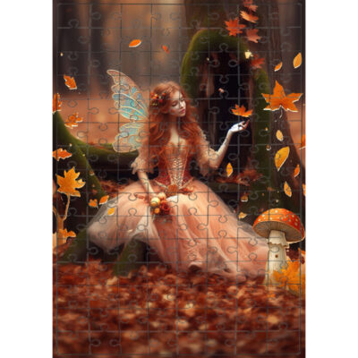 Puzzle pentru copii A4 Zana Toamnei P000048