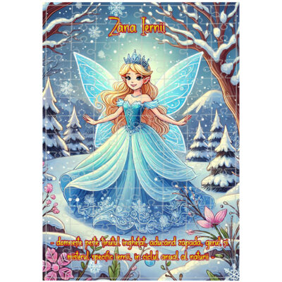 Puzzle pentru copii A4 Zana Iernii P000047