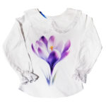 Compleu fetite cu brandusa COM0001-3 - imagine 5