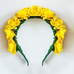 Coronita flori galbene CE00165-1 - imagine 2