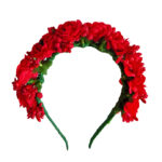Coronita flori rosii CE00165-2 - imagine 2