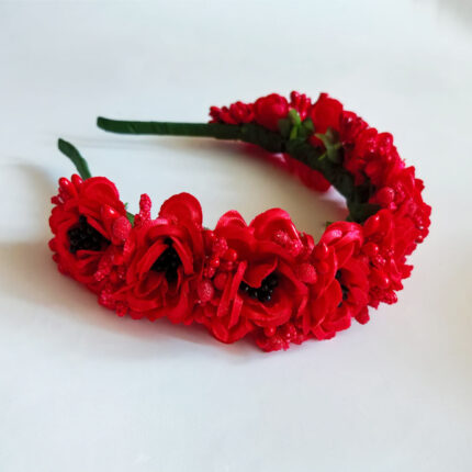 Coronita flori rosii