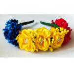 Coronita flori tricolor CE00165-3 - imagine 4