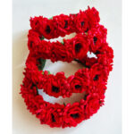 Coronita flori rosii CE00165-2 - imagine 5