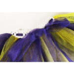 Fusta galben-mov din tulle F2071-9 - imagine 3