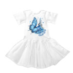 Rochie alba fetite