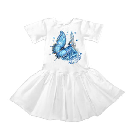 Rochie alba fetite