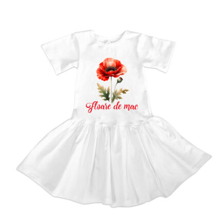 Rochie alba mac