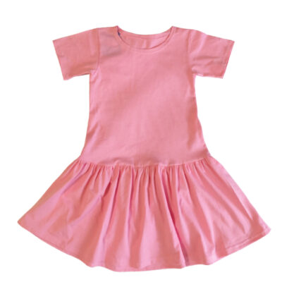 Rochie roz pentru fetite R2069