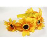 Coronita floarea soarelui 5 flori CE00166 - imagine 2