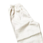 Pantaloni albi motiv albastru H2080-1 - imagine 6