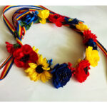 Bentita flori si panglica tricolor CE00177 - imagine 5