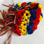 Bentita flori si panglica tricolor CE00177 - imagine 6