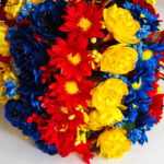 Bentita flori si panglica tricolor CE00177 - imagine 3
