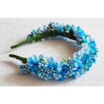 Coronita flori bleu si stamine CE00175 - imagine 4
