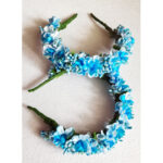 Coronita flori bleu si stamine CE00175 - imagine 3