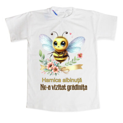 Tricou albina copii