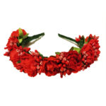 Coronita bujori rosii CE00167-2 - imagine 4