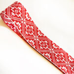 Brau traditional rosu tesut