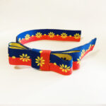 Coronita tricolora cu flori CE00161-1 - imagine 6