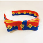 Coronita tricolora cu flori CE00161-1 - imagine 5