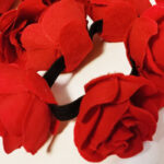 Elastic coc trandafiri rosii A1332-4 - imagine 4