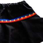 Fusta neagra volan cu tricolor