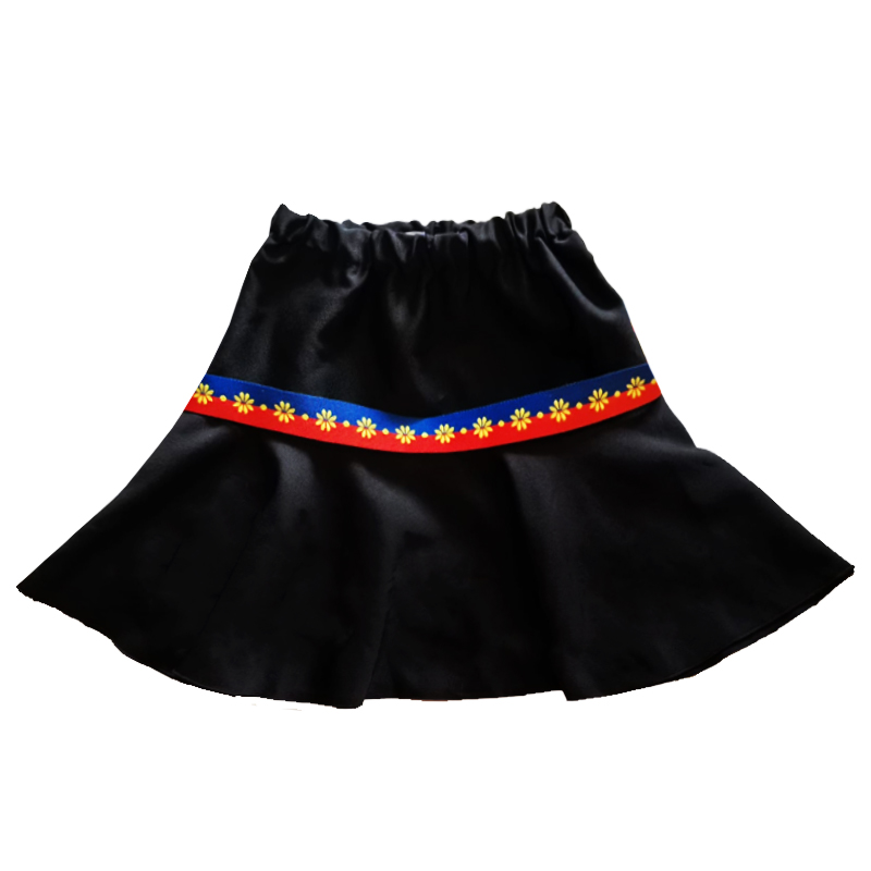 Fusta neagra volan cu tricolor