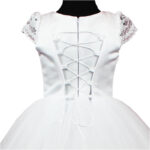 Rochie lunga printese cordon roz