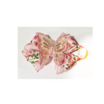 Clama roz fluture si flori CE00183 - imagine 3